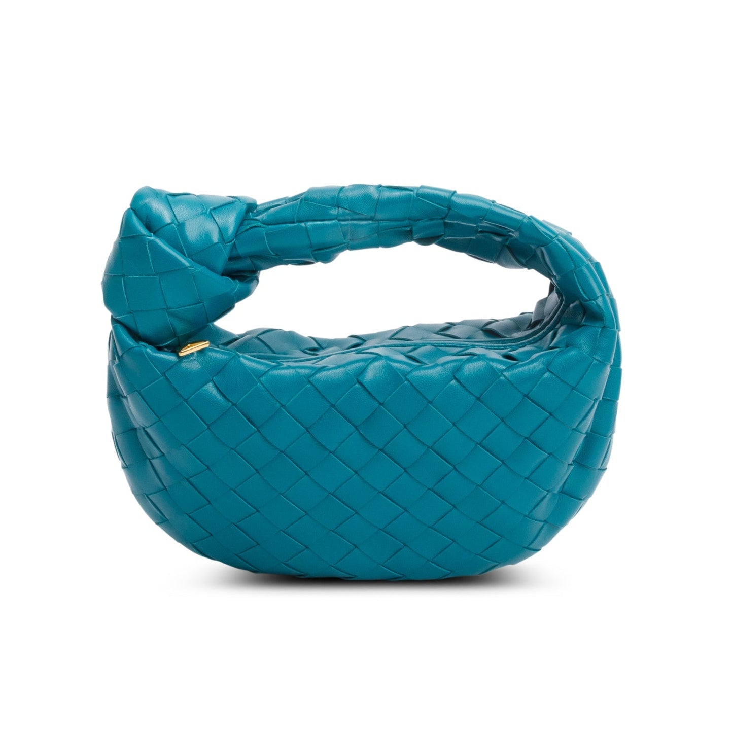 Bottega Veneta Teal Lambskin Intrecciato Mini Jodie