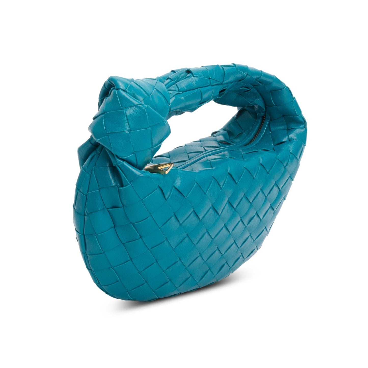 Bottega Veneta Teal Lambskin Intrecciato Mini Jodie
