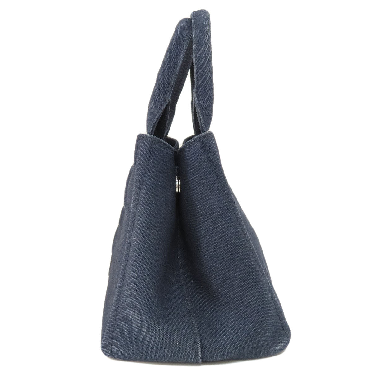 PRADA Handbag canvas Navy Canapa mini 2 WAY