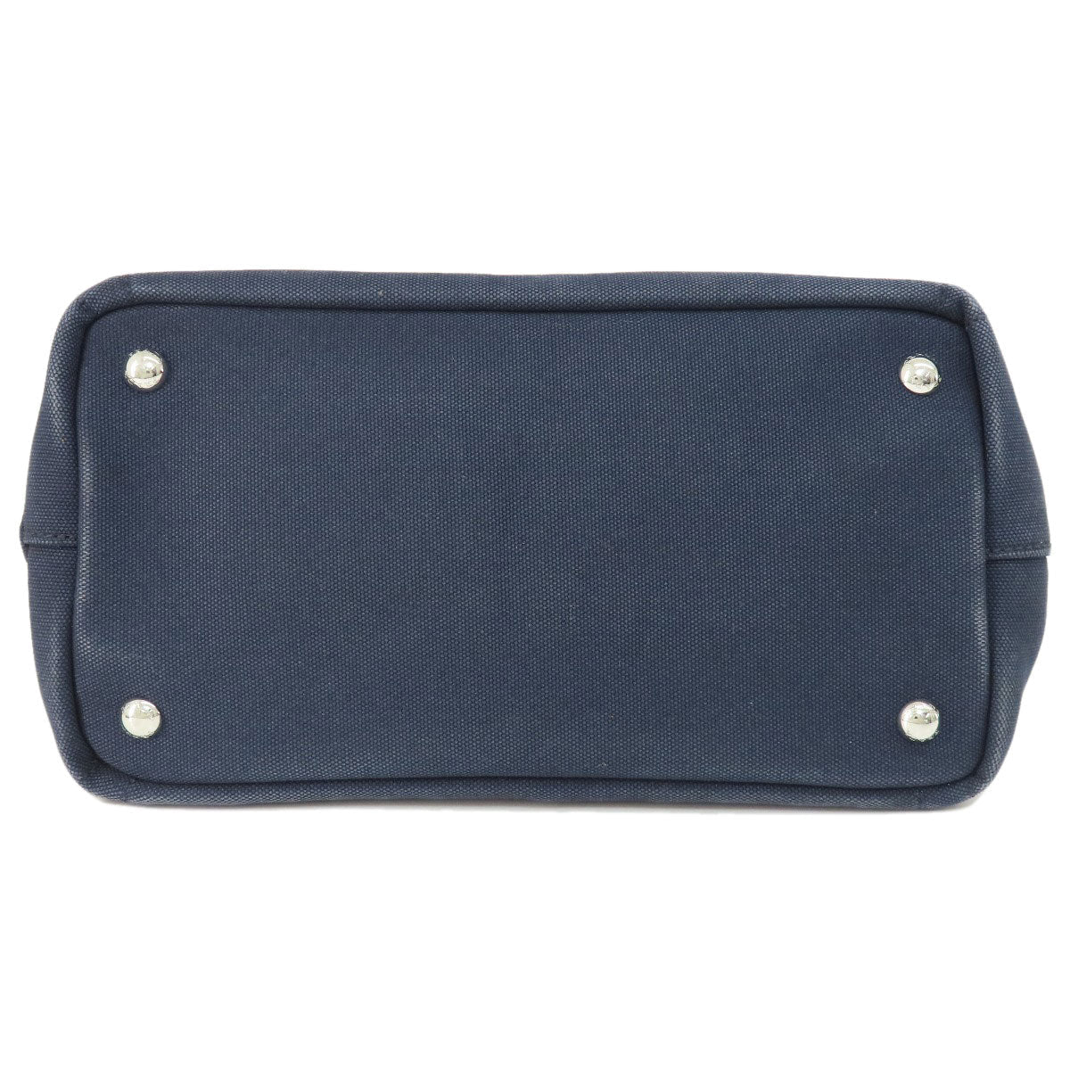 PRADA Handbag canvas Navy Canapa mini 2 WAY