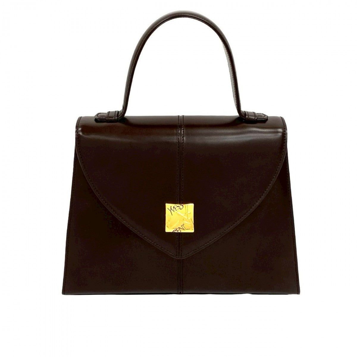 YVES SAINT LAURENT Handbag leather Brown