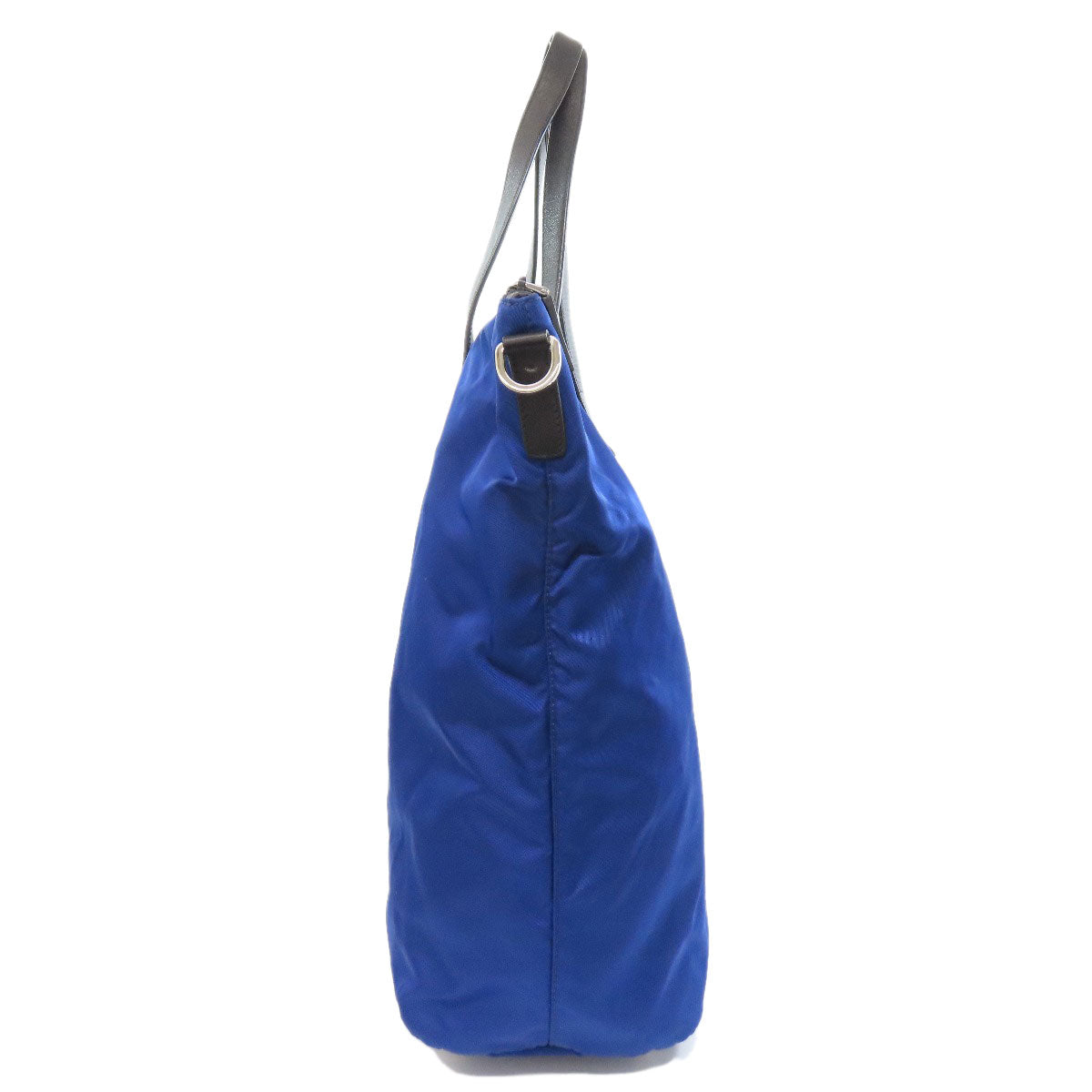 PRADA Tote Bag Nylon blue logoMetal Women