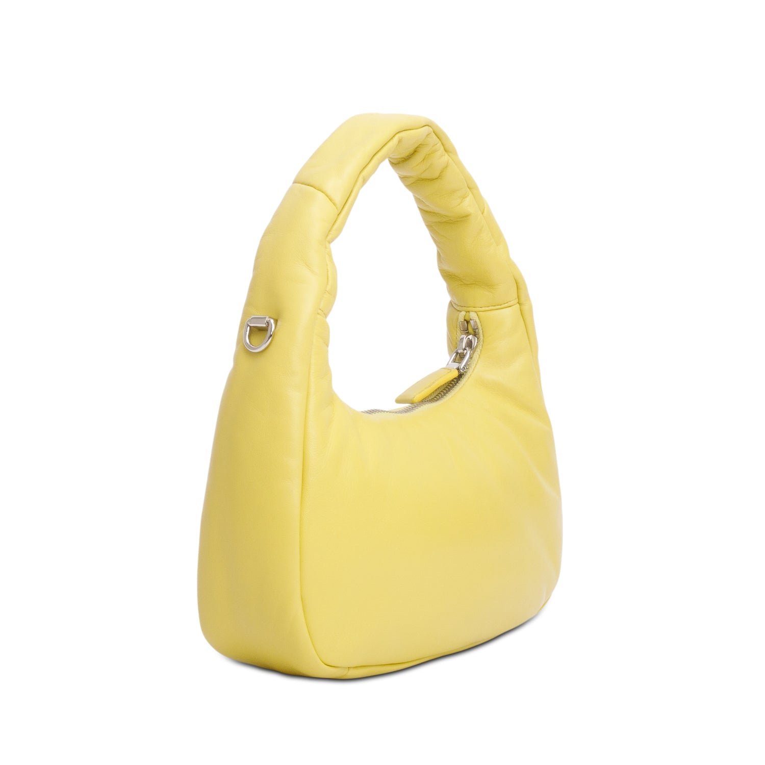 Prada Yellow Nappa Soft Padded Mini Bag