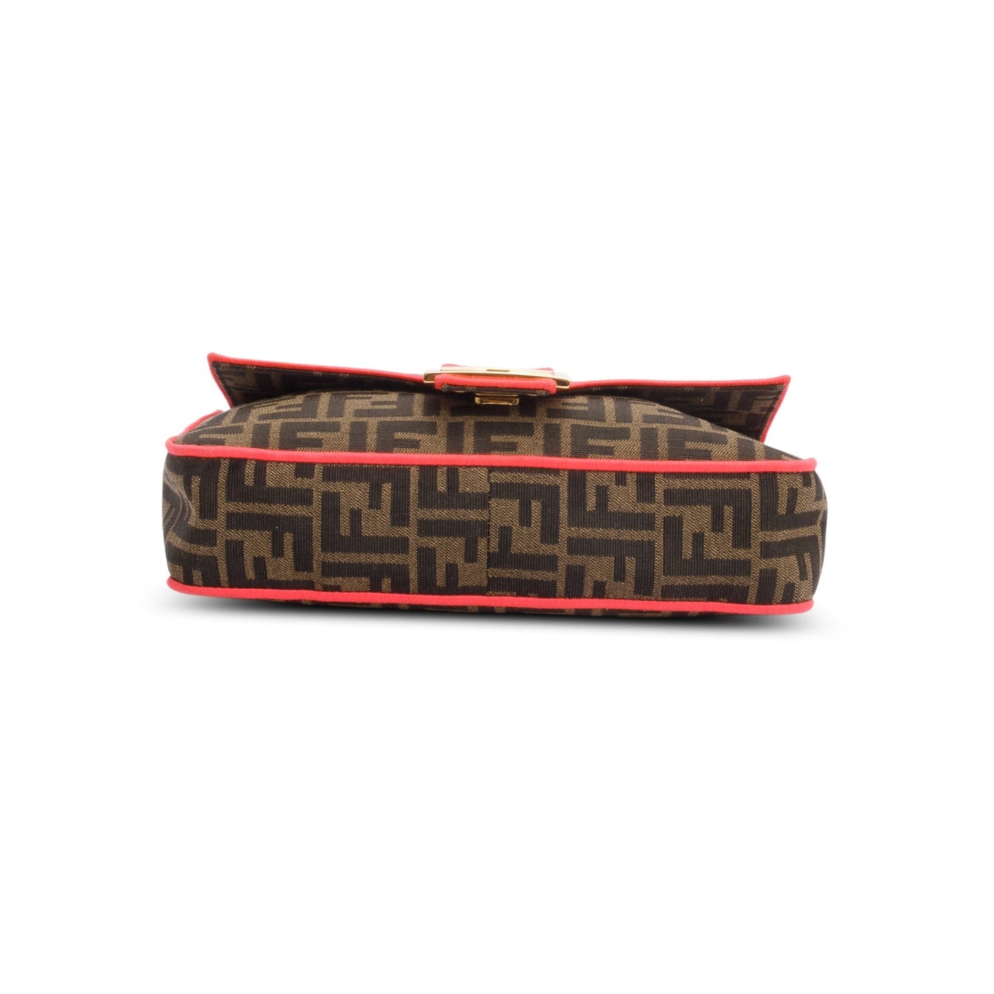 Fendi Zucca Jacquard FF 1974 Neon Baguette
