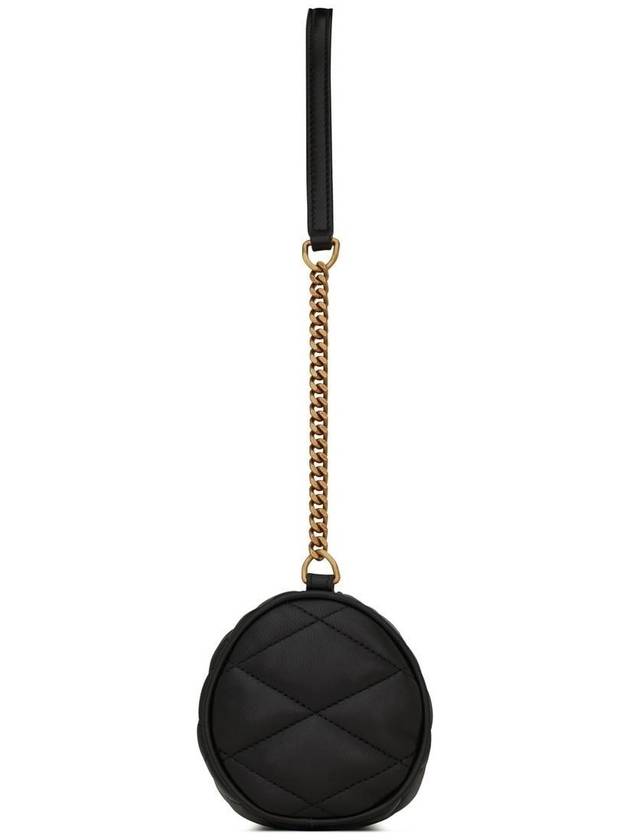 Luxury Saint Laurent Trending 2025 Tube Quilting Small Shoulder Bag Black