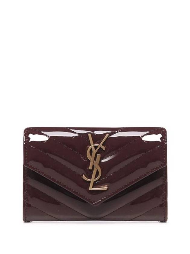 Luxury Saint Laurent Trending 2026 Cassandra Matelasse Half Wallet Red