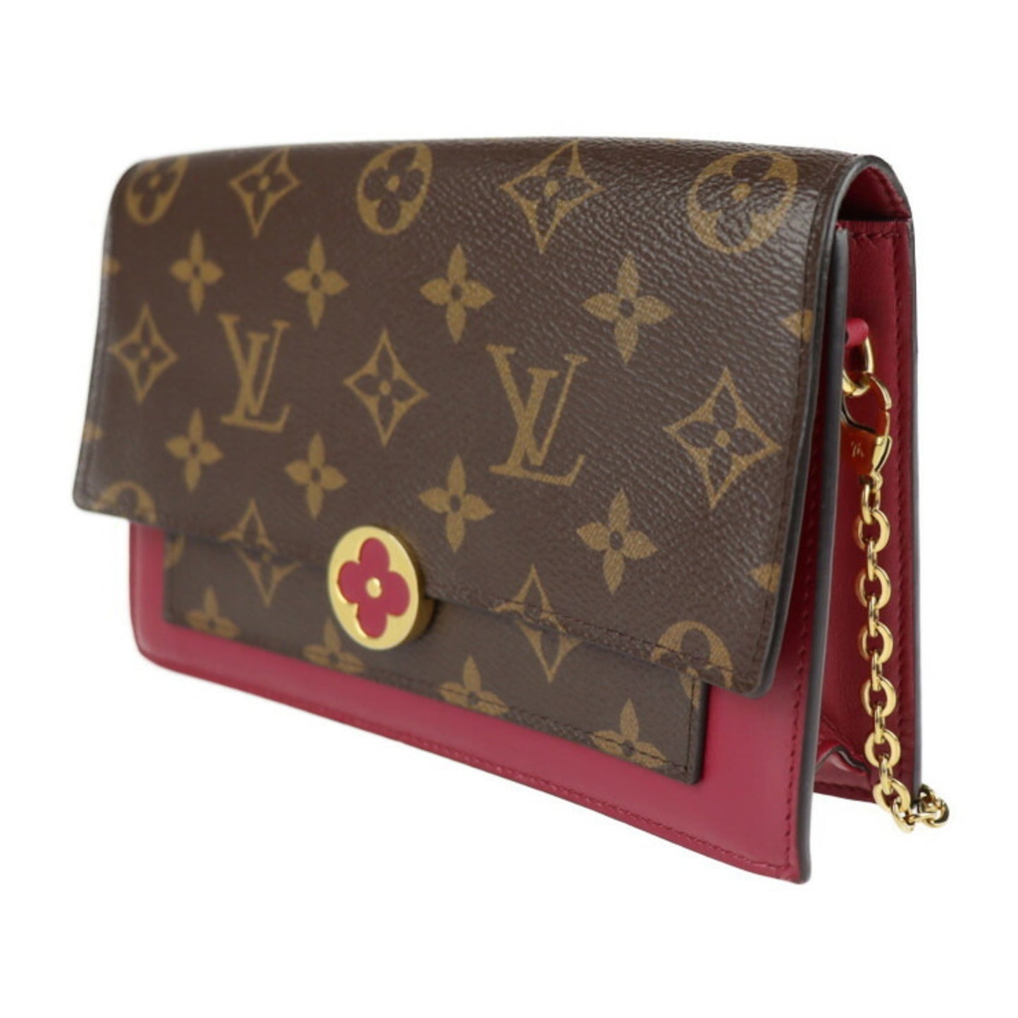 LOUIS VUITTON PORTEFEUILLE CHAÎNE FLORE Clutch Bag