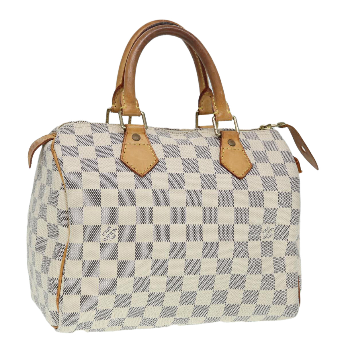 LOUIS VUITTON Damier Azur Hand Bag LV Auth