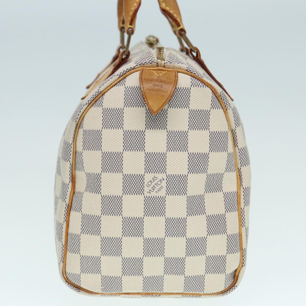 LOUIS VUITTON Damier Azur Hand Bag LV Auth