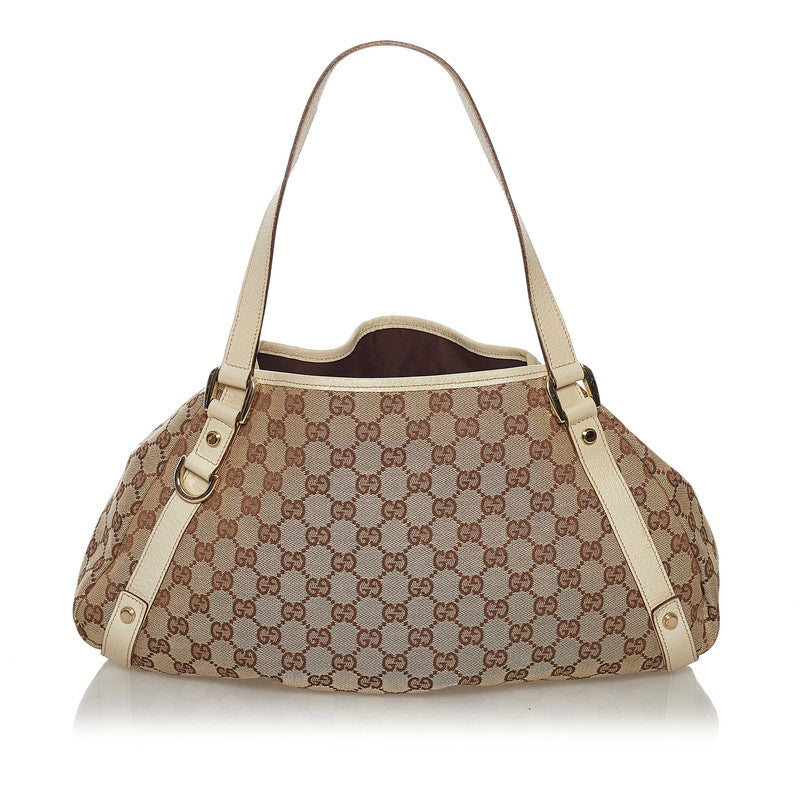 Gucci Lou Canvas Shoulder Bag