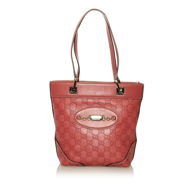 Gucci Lou Leather Top Handle Handbag