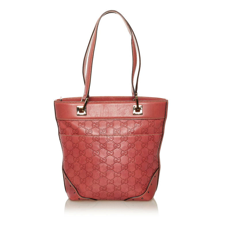 Gucci Lou Leather Top Handle Handbag