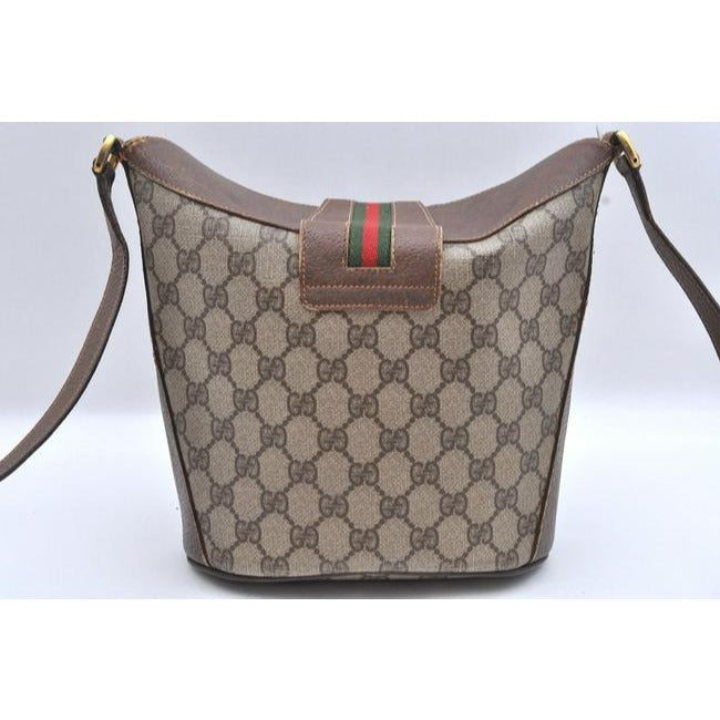 Gucci Leather Canvas Tote