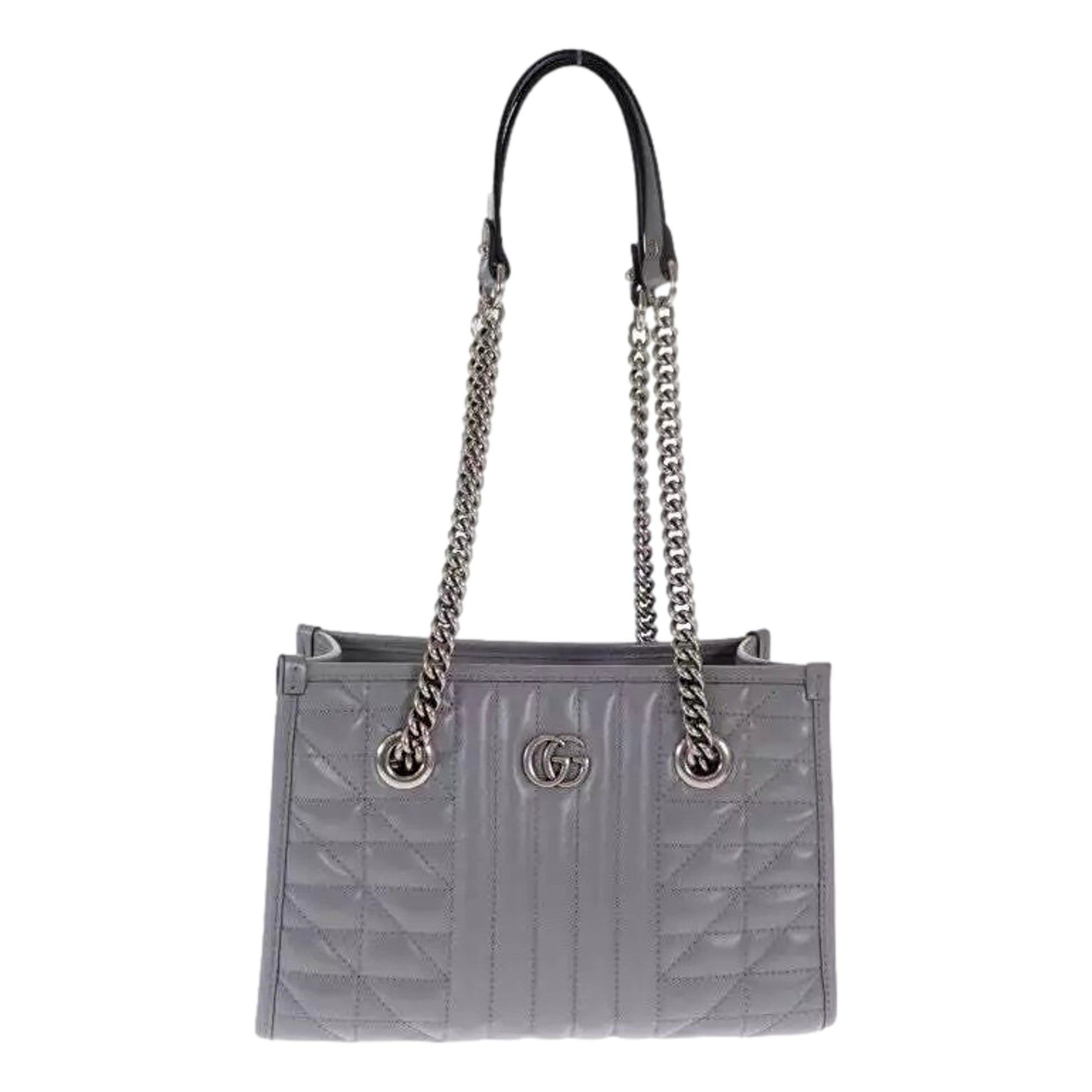 Gucci Lou Quilted Chain Tote