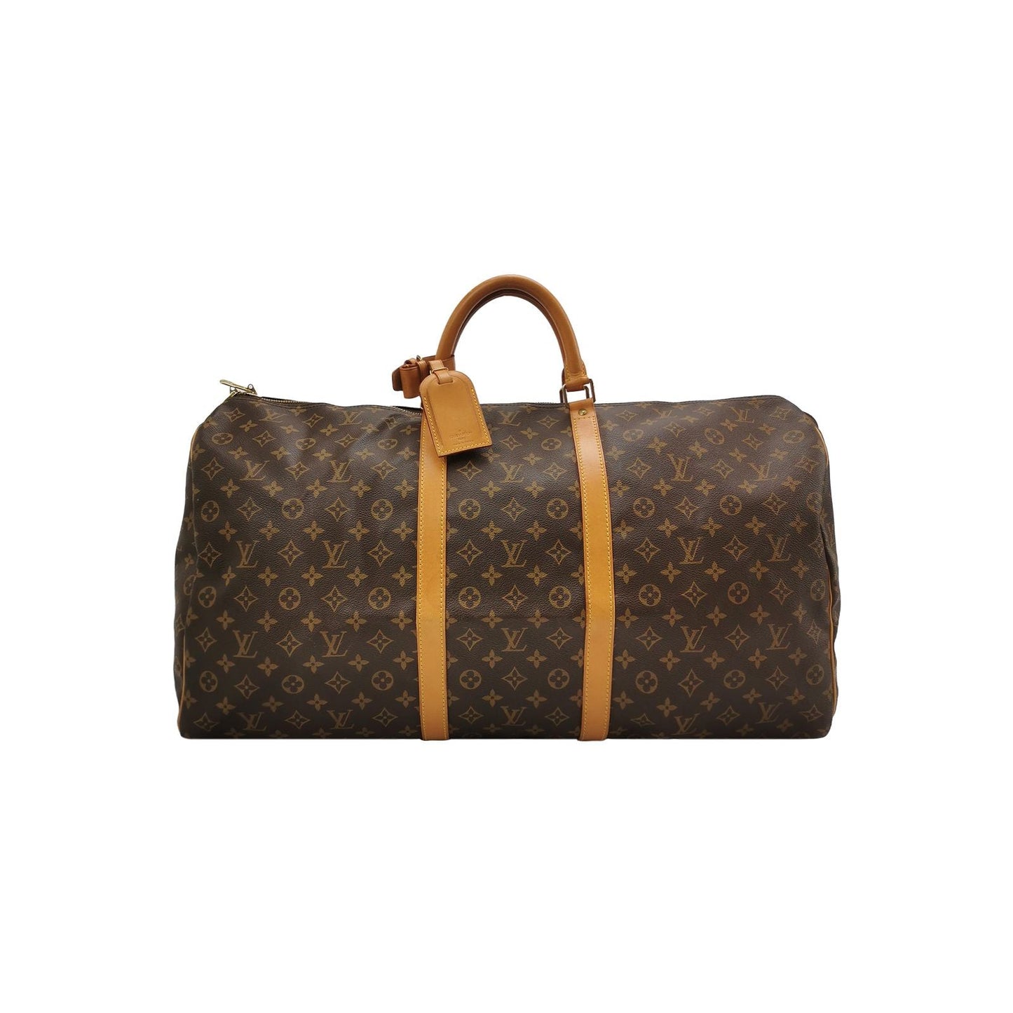 Louis Vuitton Keepall60 Monogram Print Reinforced Strap Cylinder Bag Suitcase 250430781172444