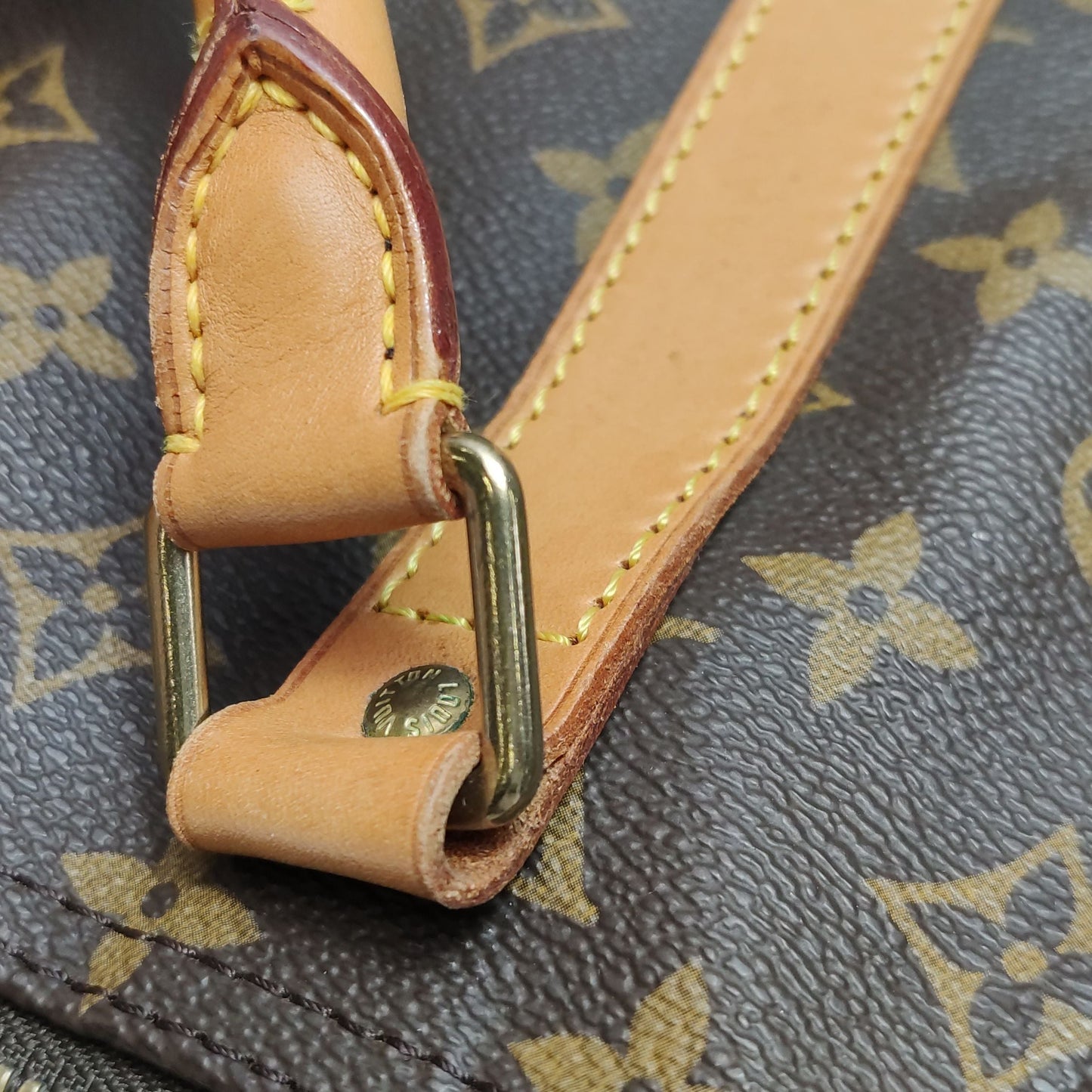 Louis Vuitton Keepall60 Monogram Print Reinforced Strap Cylinder Bag Suitcase 250430781172444
