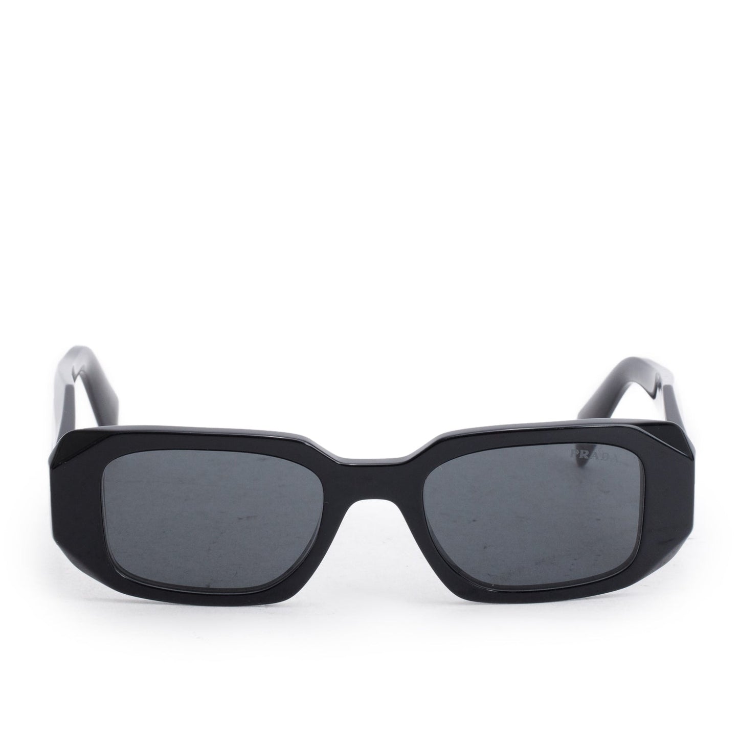 Prada SPR17W Black Acetate Symbole Sunglasses