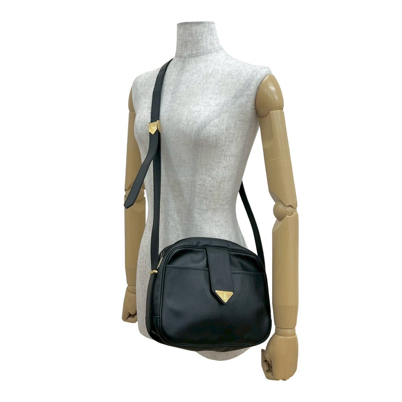 YVES SAINT LAURENT Shoulder Bag leather black