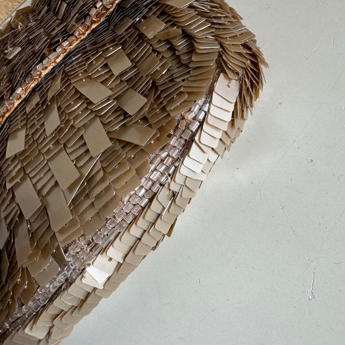 Fendi Baguette   Rare Collectible Gold Sequins and Python leather