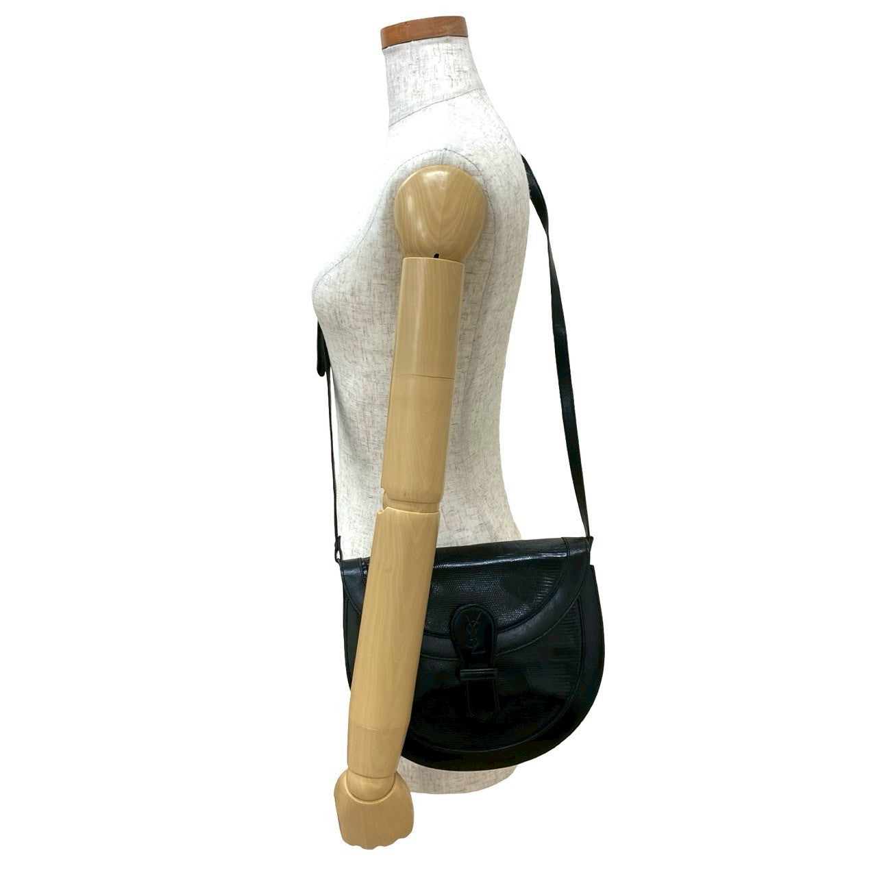 YVES SAINT LAURENT Shoulder Bag leather black