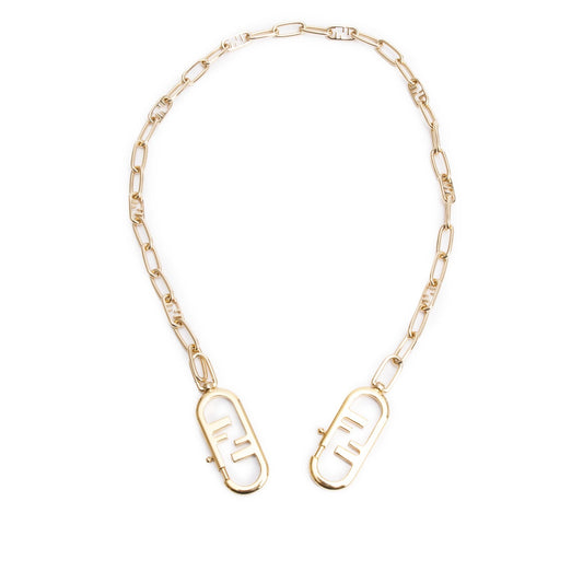 Fendi Gold Tone Strap You Chain Strap