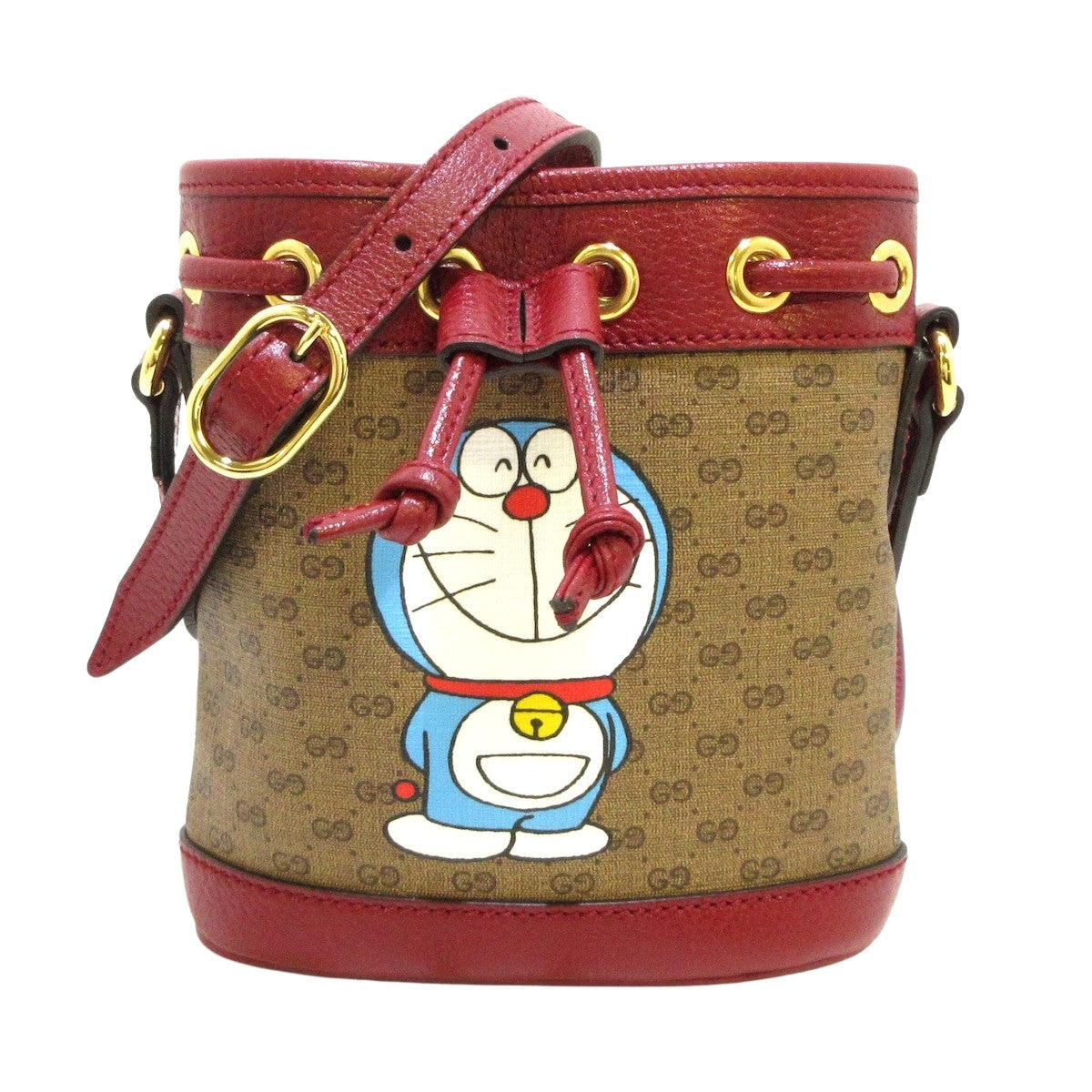 Gucci Lou Canvas Shoulder Bag