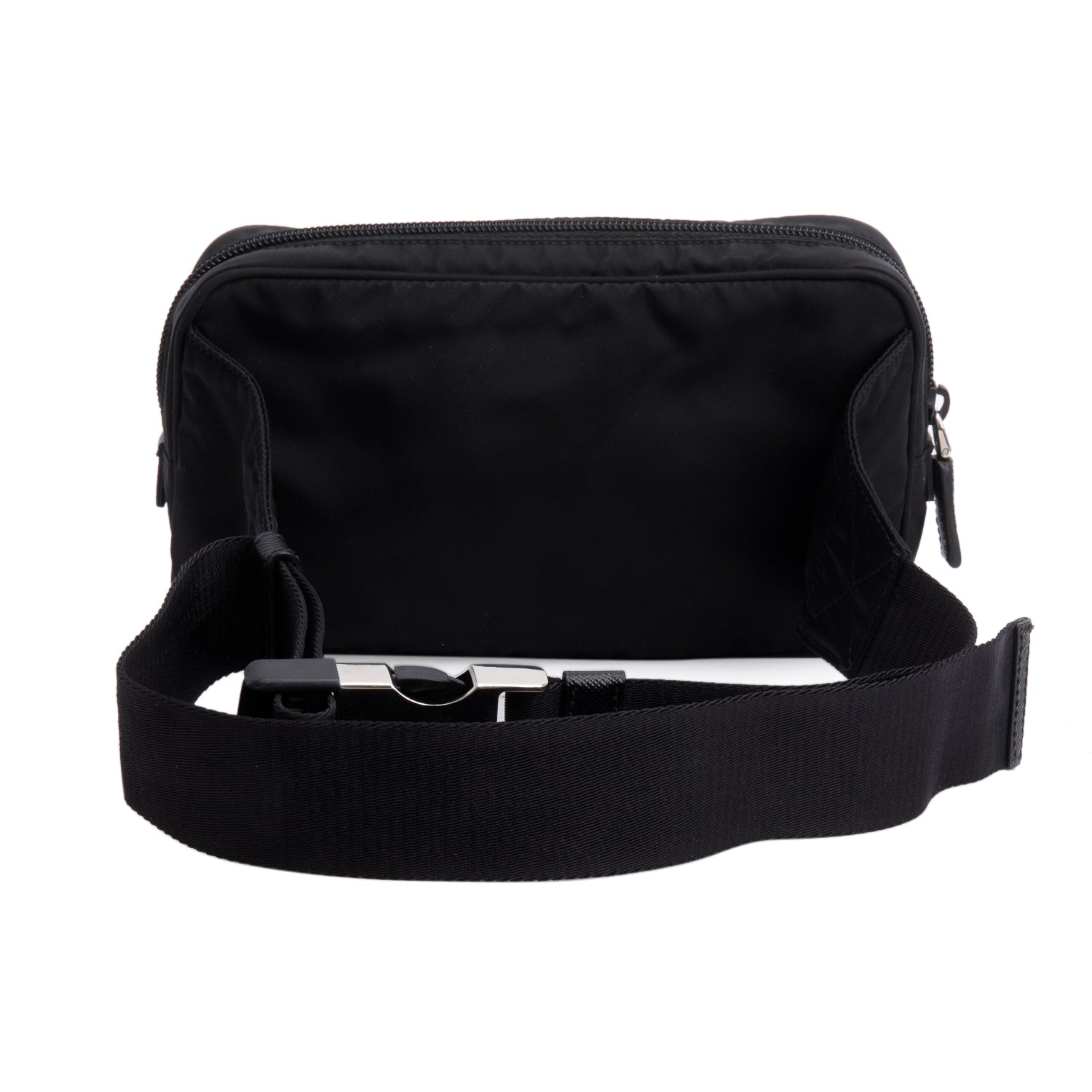 Prada 2021 Black Tessuto Nylon Montagna Belt Bag