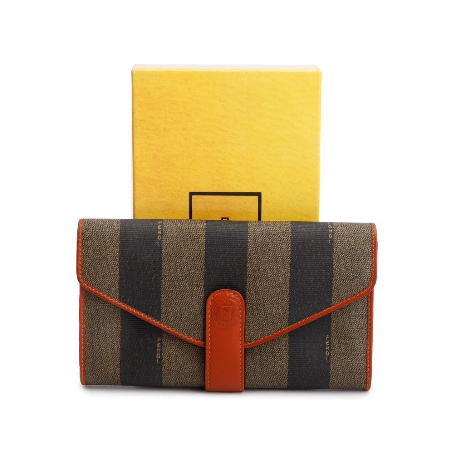 Fendi   Pequin Long Bi-Fold Wallet