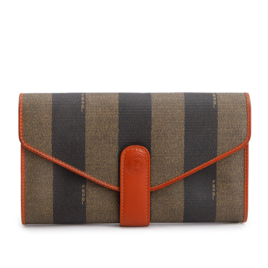 Fendi   Pequin Long Bi-Fold Wallet