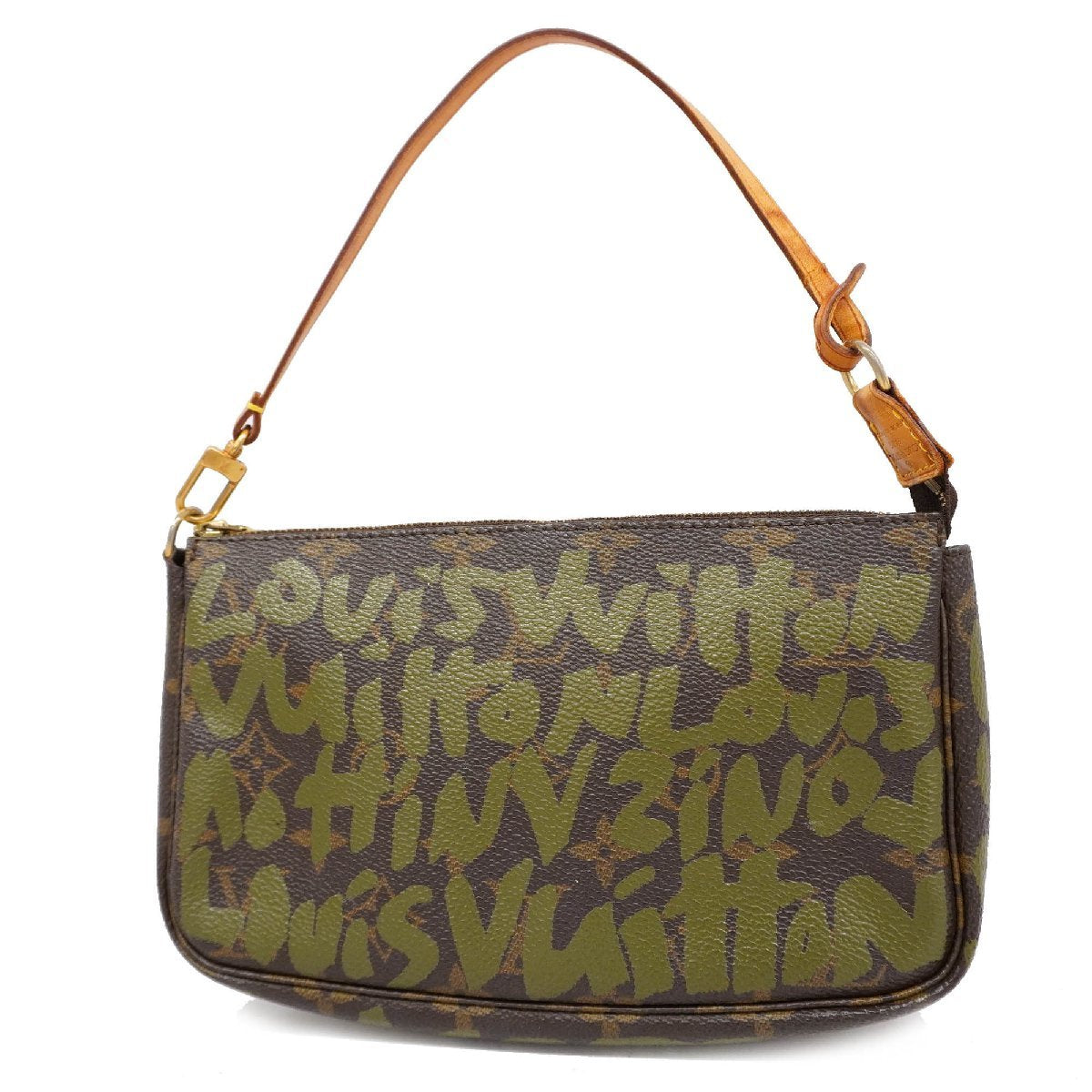 Louis Vuitton Pochette Accessoires Handbag Stephen Spro Graffiti
