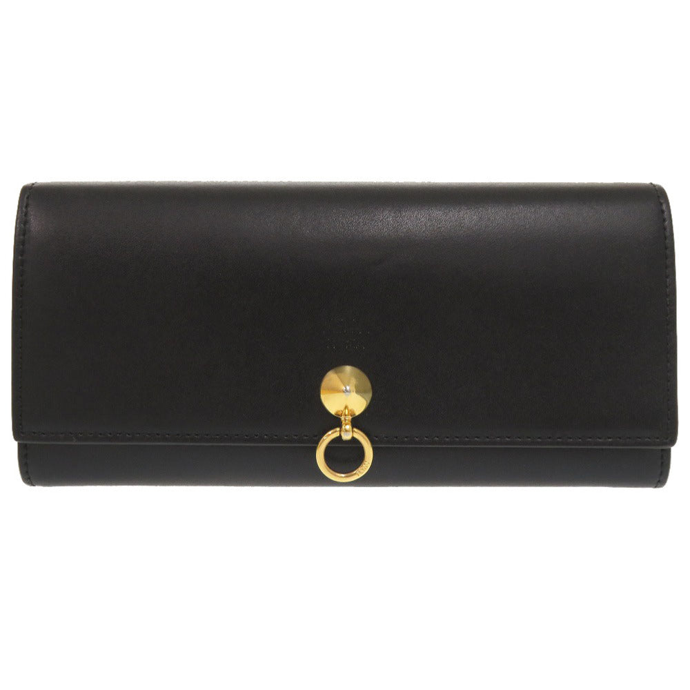 FENDI Long Wallet Purse 8M2051 leather black By The Way Continental Women