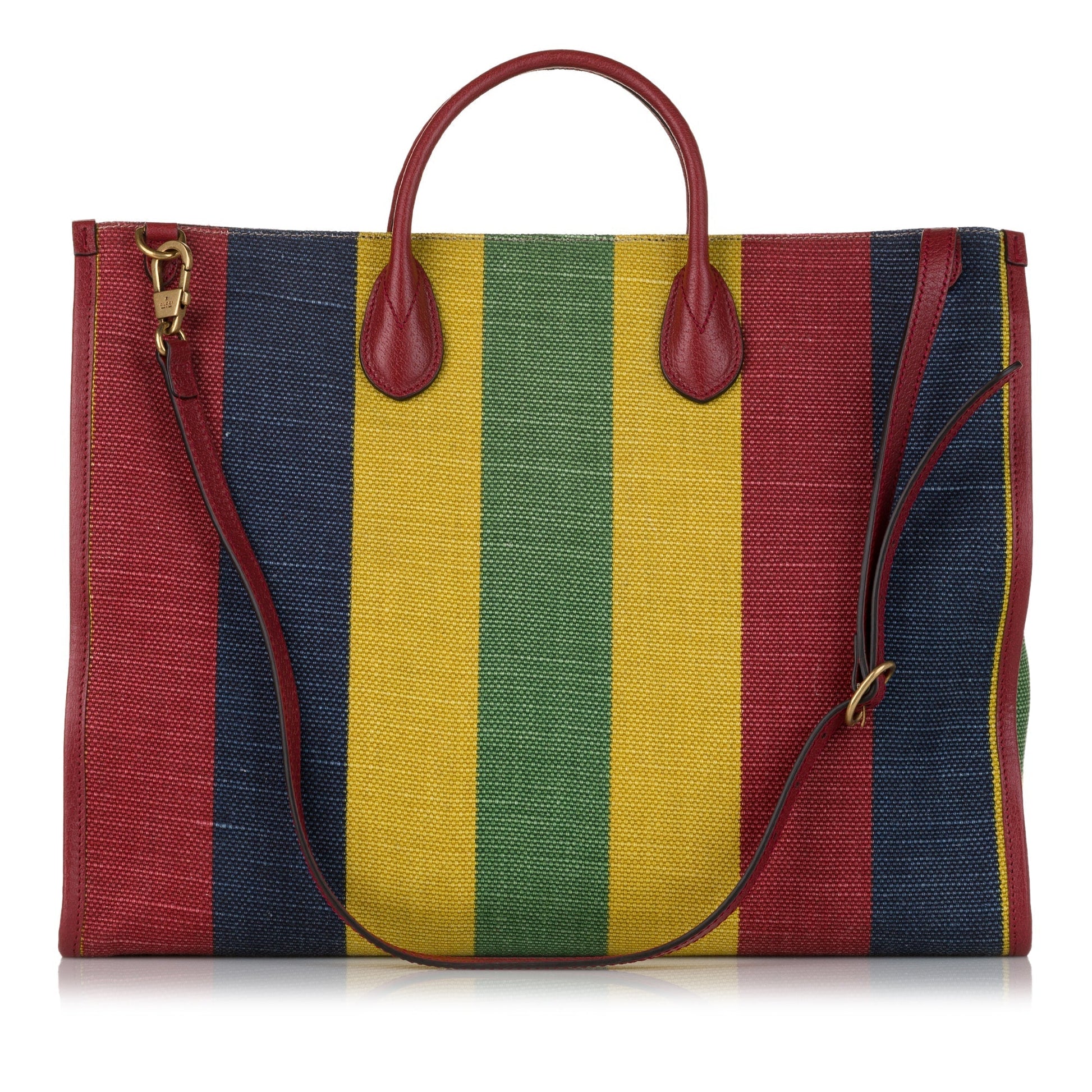 Gucci Leather Canvas Tote Style 11