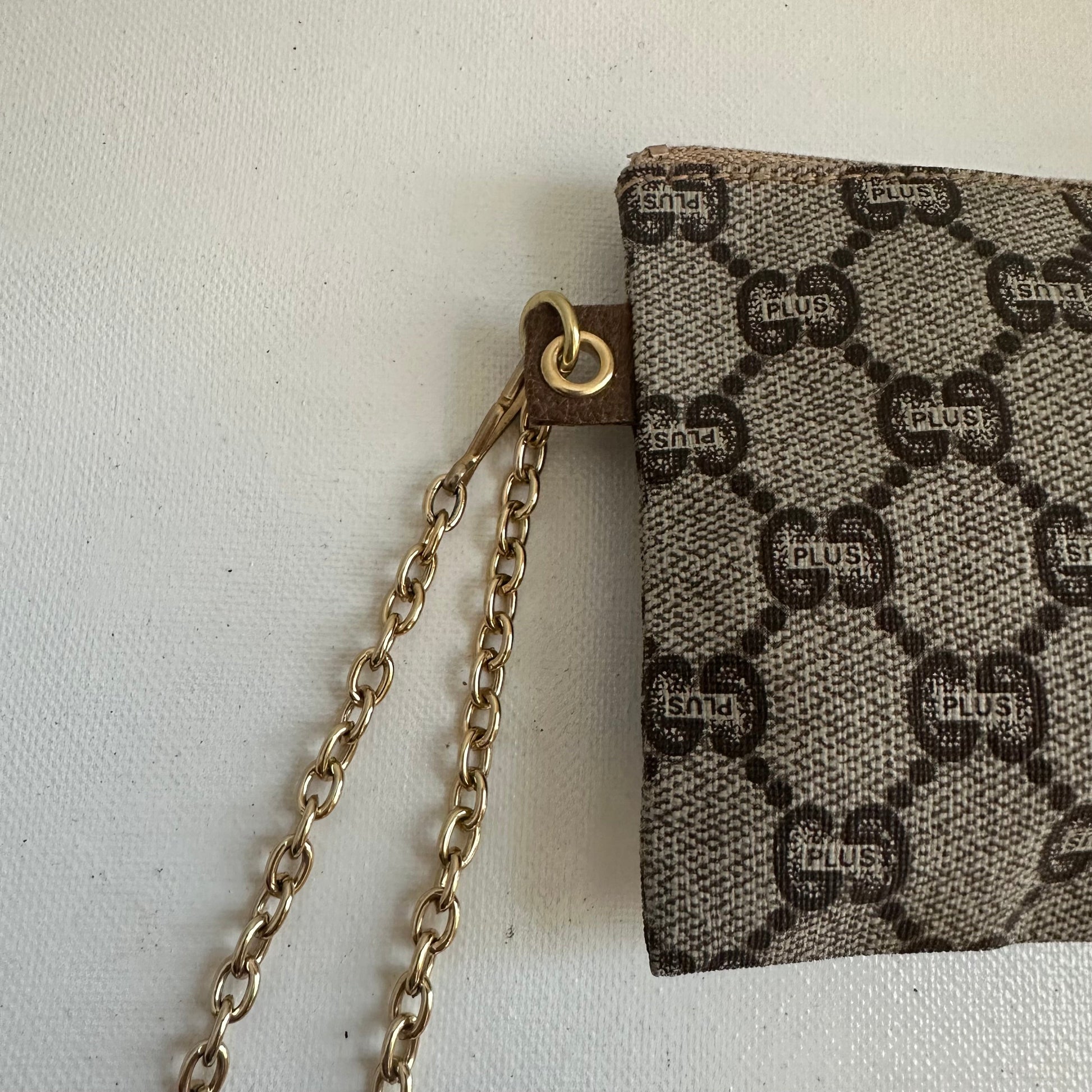 Gucci Chain Canvas Handbag