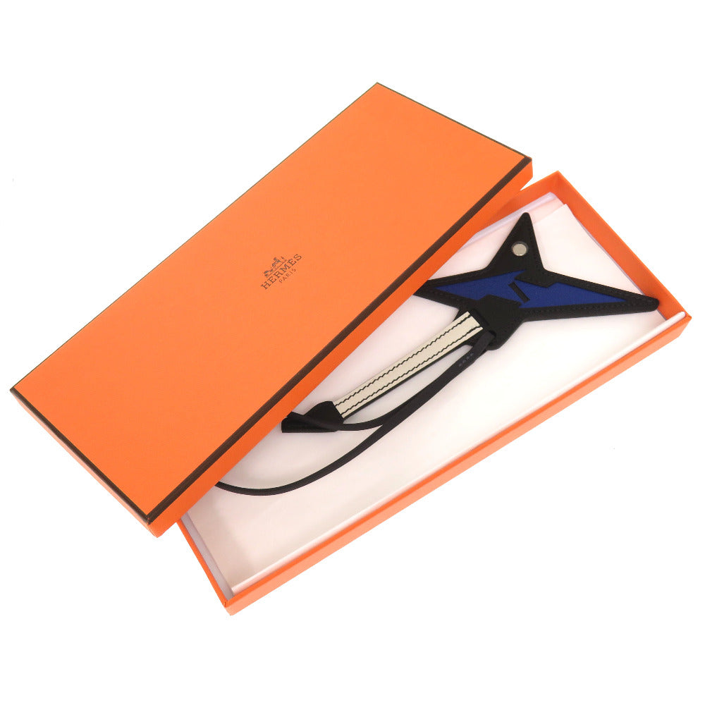 HERMES key ring Votadelakt, Chevre black Lock bag charm mens