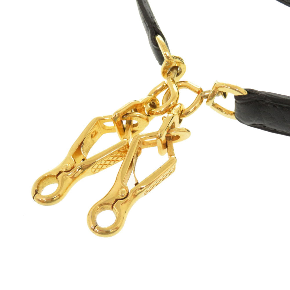 HERMES Shoulder strap Ardenne black Kelly strap Women