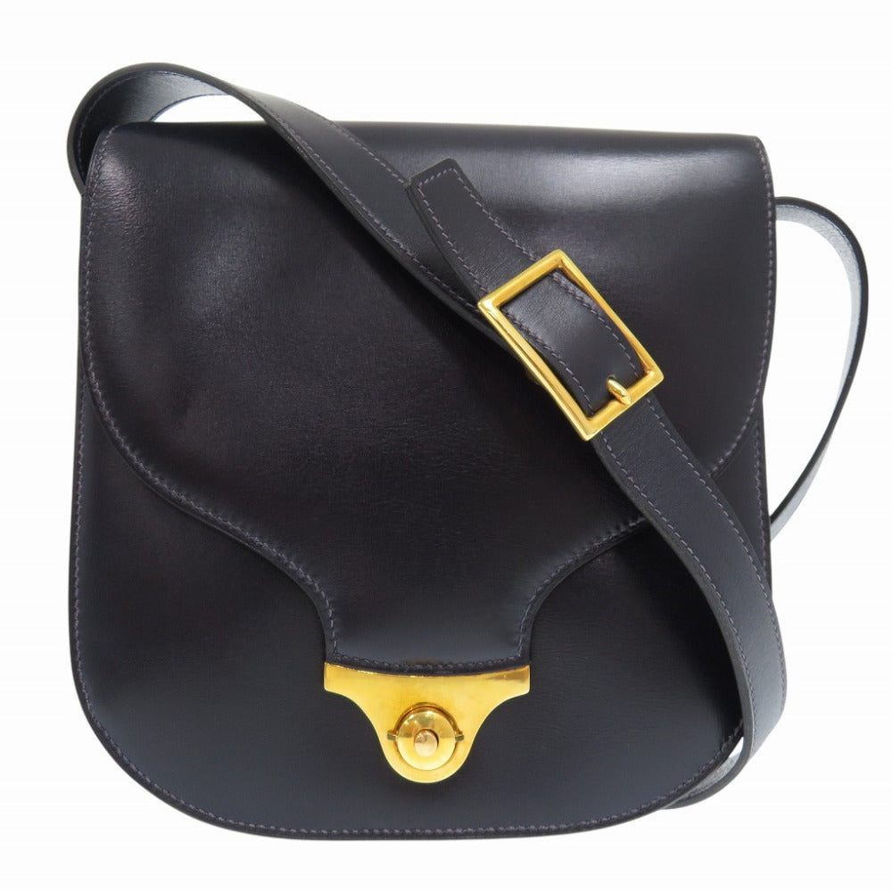 HERMES Shoulder Bag Box scarf black Shoulder Bag Women