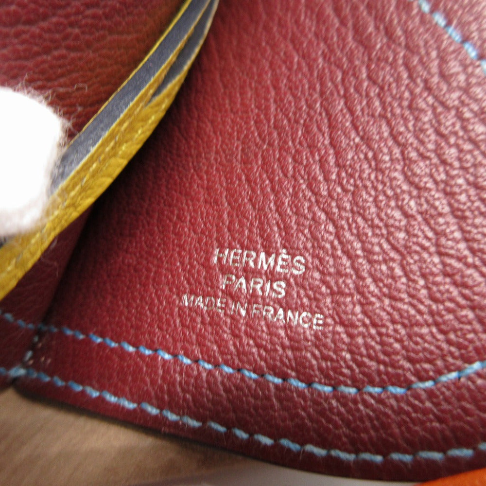 HERMES key ring Epsom gold Bag charm Camille unisex(Unisex)