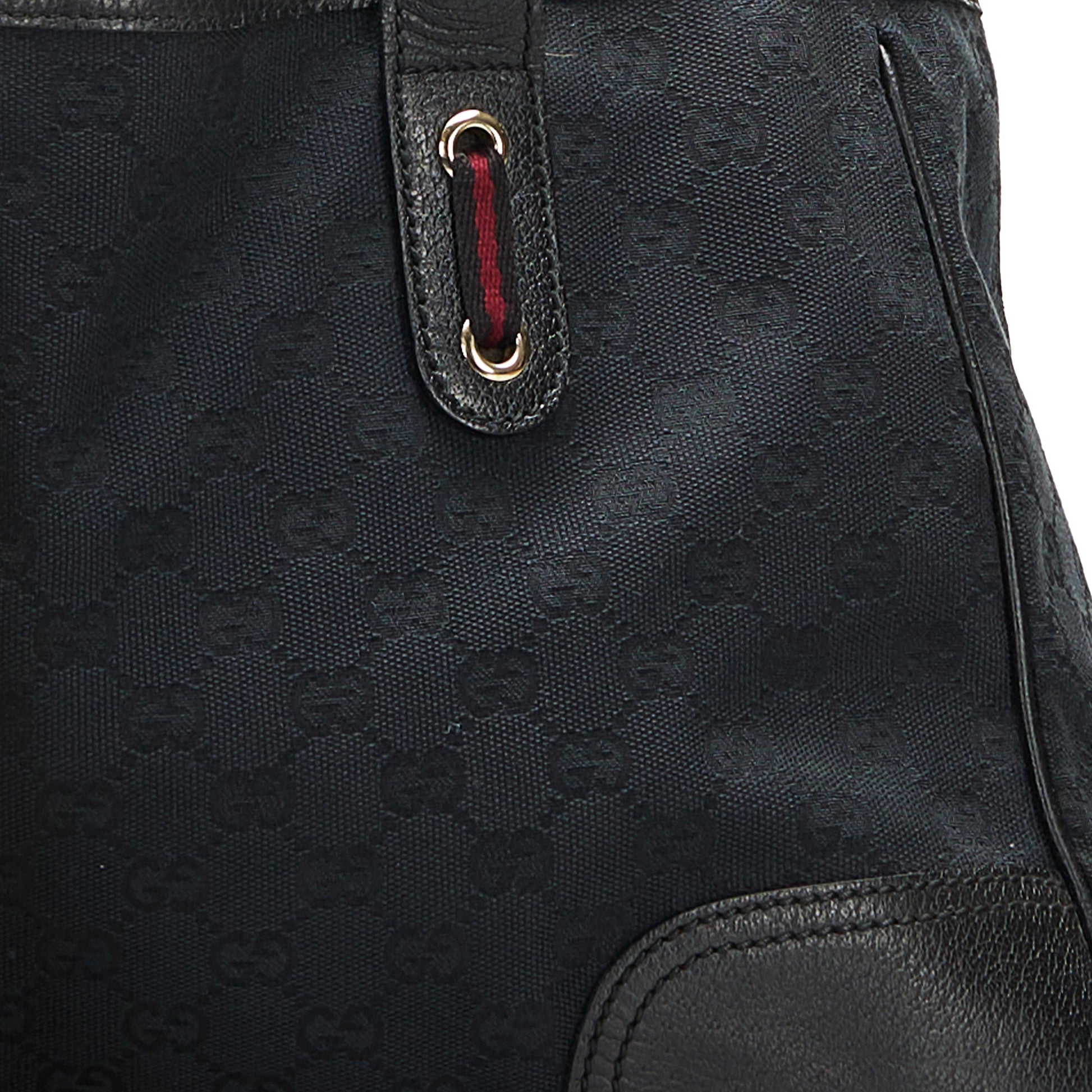 Gucci Leather Canvas Tote