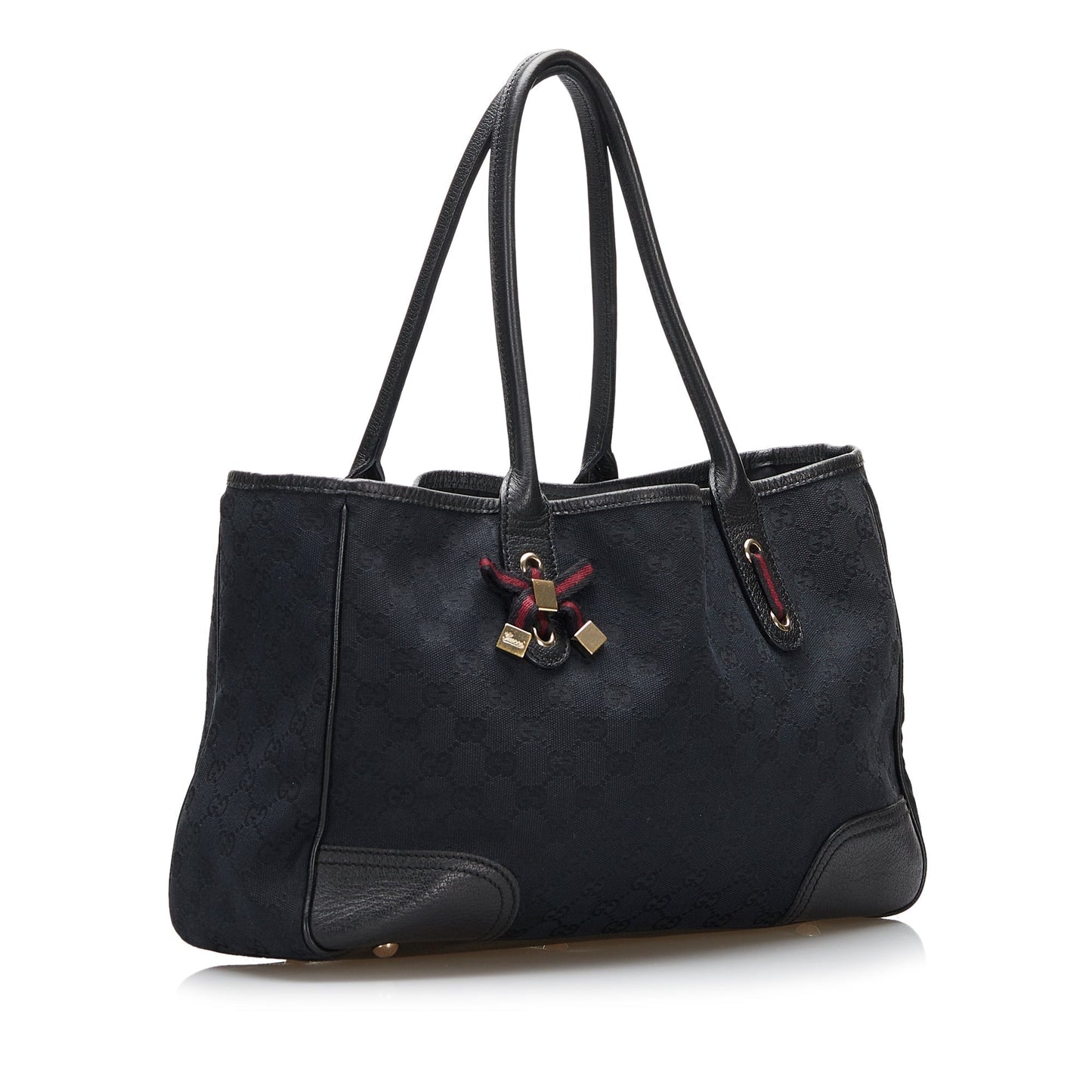 Gucci Leather Canvas Tote