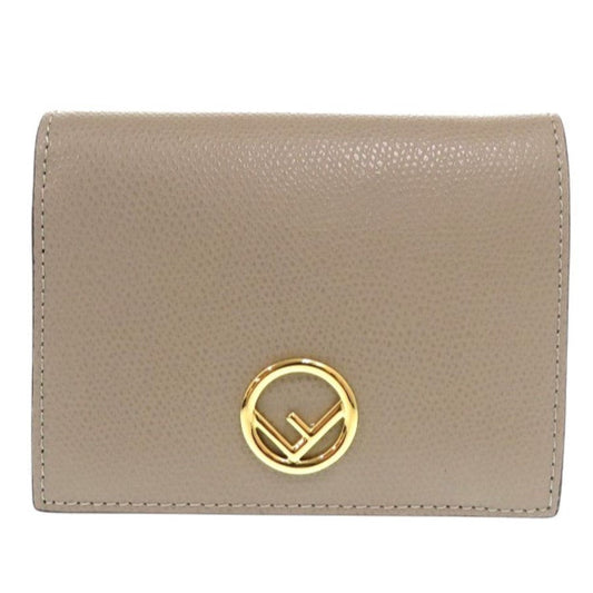 FENDI Bifold Wallet 8M0387 leather beige Ehuise Fendi Women