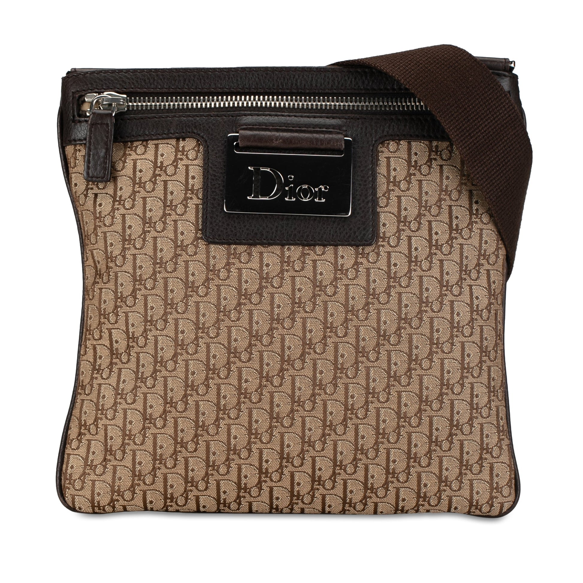 Dior Leather Canvas Crossbody