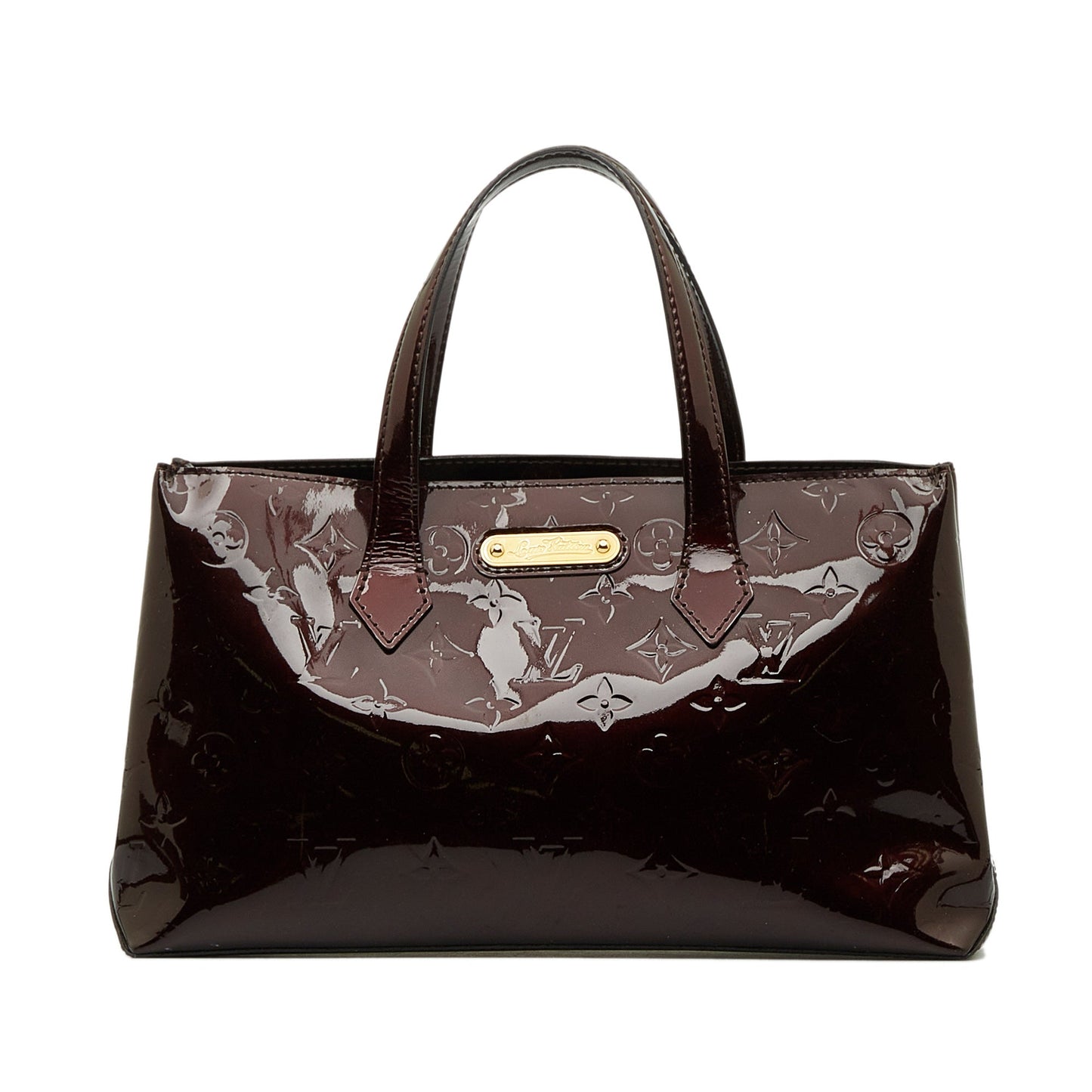 LOUIS VUITTON Monogram Vernis Wilshire PM HandBag