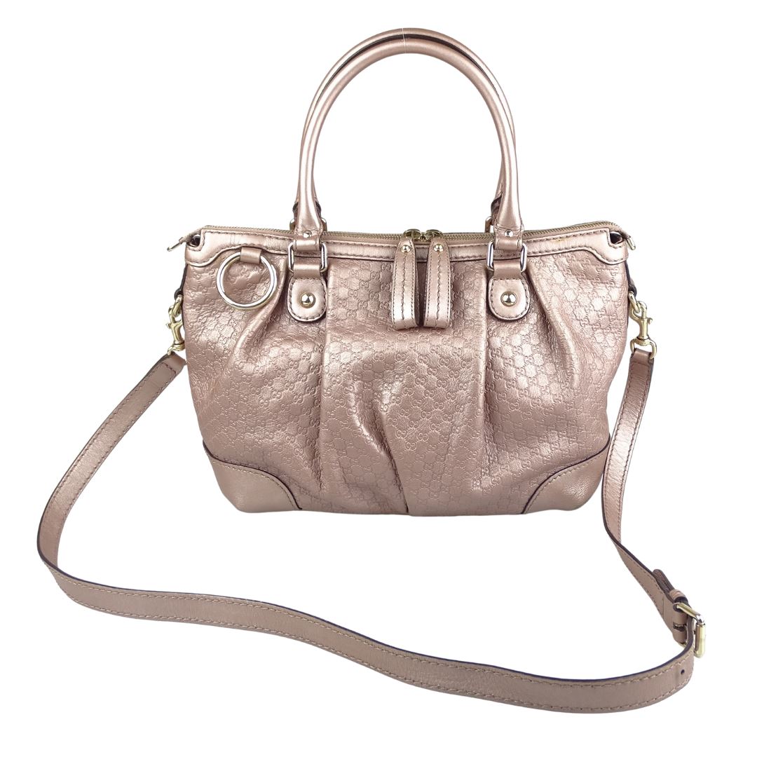 Gucci Guccissima Gold Leather Tote