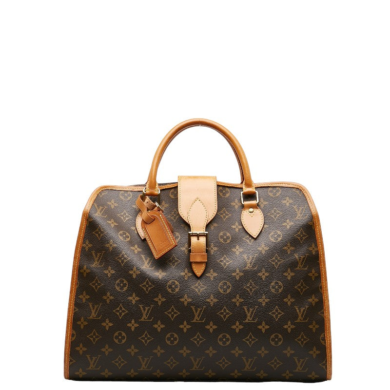 Louis Vuitton Monogram Handbag PVC/Leather Brown