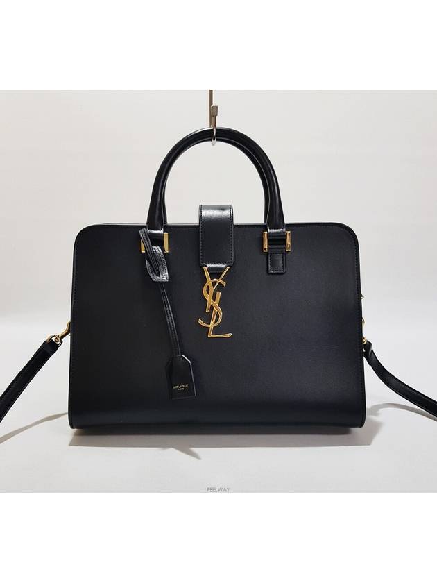 Luxury Saint Laurent Trending 2025 Vitello Cabas Tote Bag Small