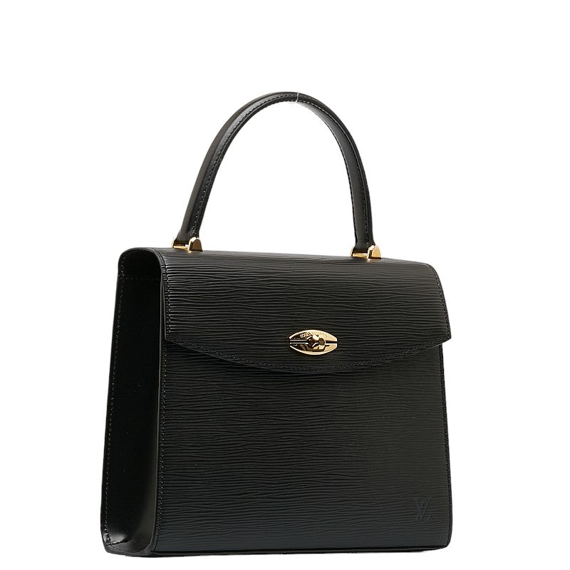Louis Vuitton Epic Marseille Handbag Noir Black Leather Louis Vuitton