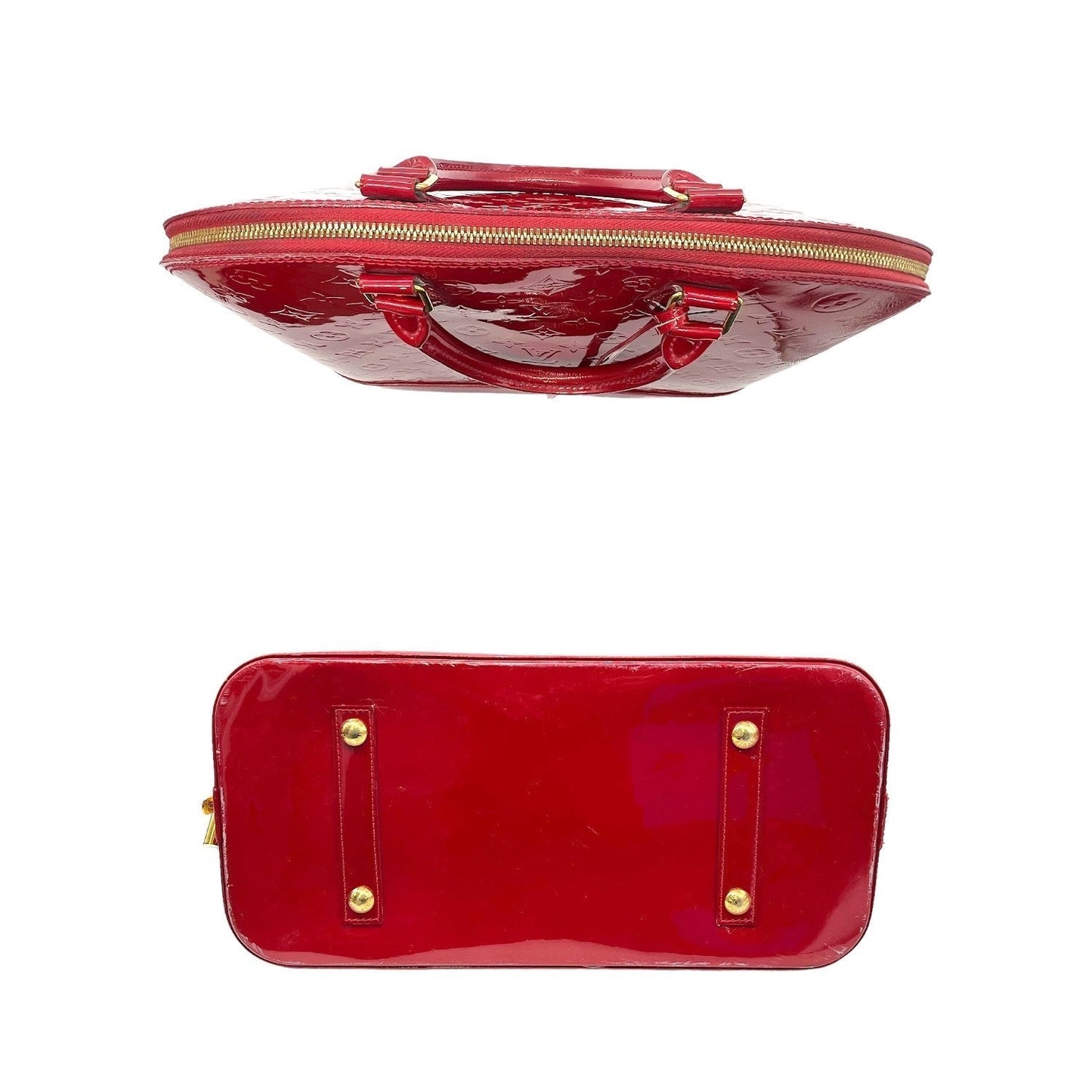 Louis Vuitton Monogram Vernis Alma GM Handbag