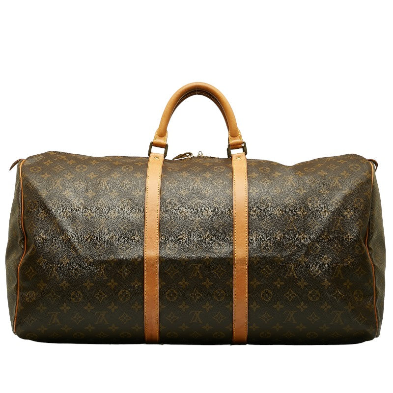 Louis Vuitton Monogram Boston Bag PVC/Leather Brown