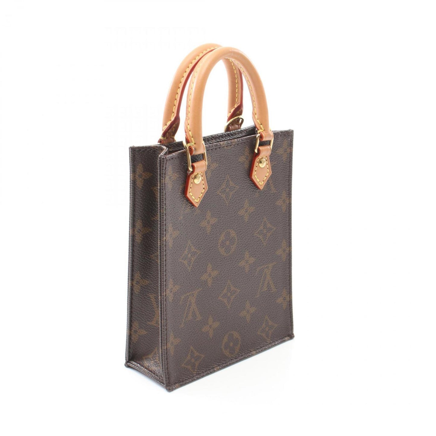 Louis Vuitton Coated Canvas Leather Handbag