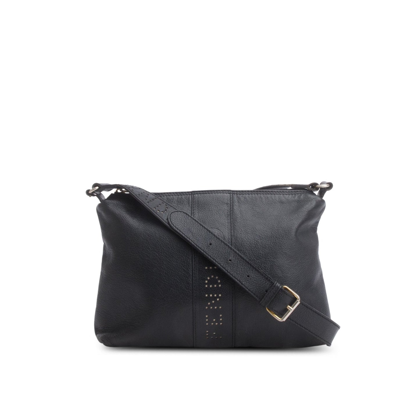 Fendi   Black Leather Crossbody Bag